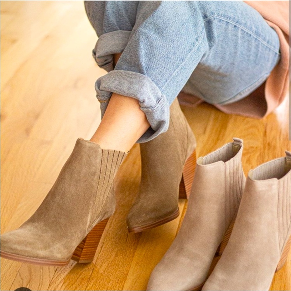Marc Fisher Alva Chelsea suede boot